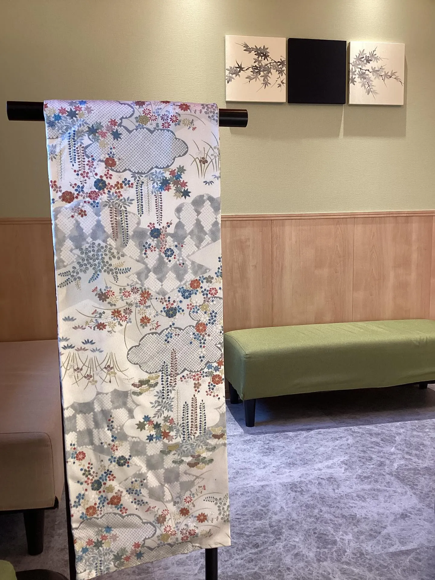 待合室の着物がリニューアルしました👘✨
